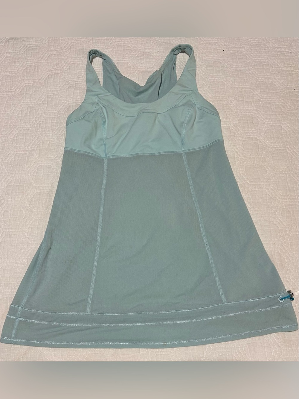 Lululemon Athletica Light Aqua Tank Top size 4